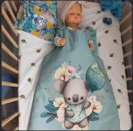 Gigoteuse Koala — Koala & fleurs, fait main près d'Avignon